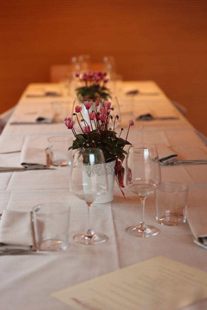 Dining room of the Baccalàdivino restaurant