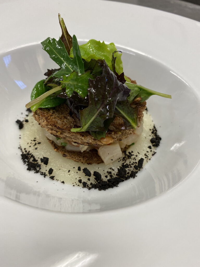 Dish from the Baccalàdivino restaurant
