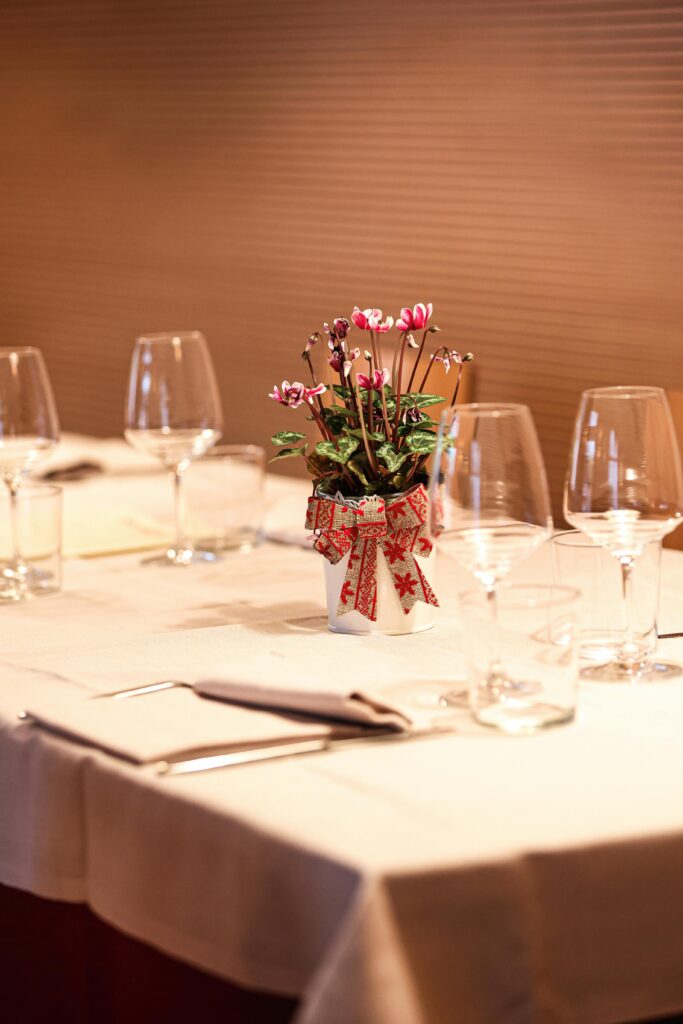 Dining room of the Baccalàdivino restaurant