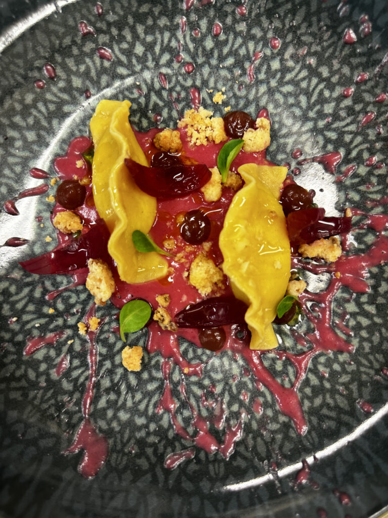 Dish from the Baccalàdivino restaurant