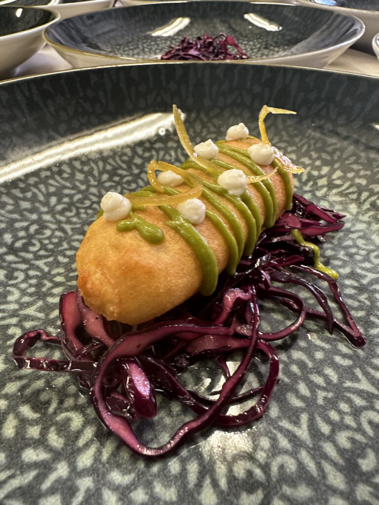 Dish from the Baccalàdivino restaurant