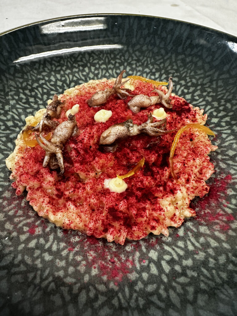 Dish from the Baccalàdivino restaurant
